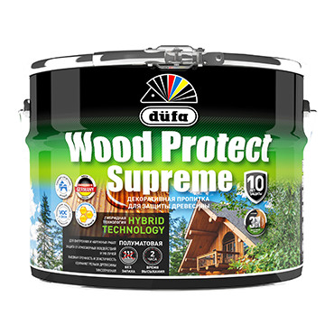 WOOD PROTECT Supreme, орех 9л "Dufa" Пропитка WOOD PROTECT Supreme, орех 9л "Dufa" Пропитка