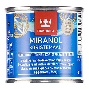 Миранол медь декоративная краска (0,1л) Тиккурила (Финляндия)